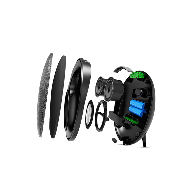 JOYROOM M02 Mega Bass Dual Speaker Wireless Bluetooth Speaker Support TF Card / U Disk / FM Radio - Black-6