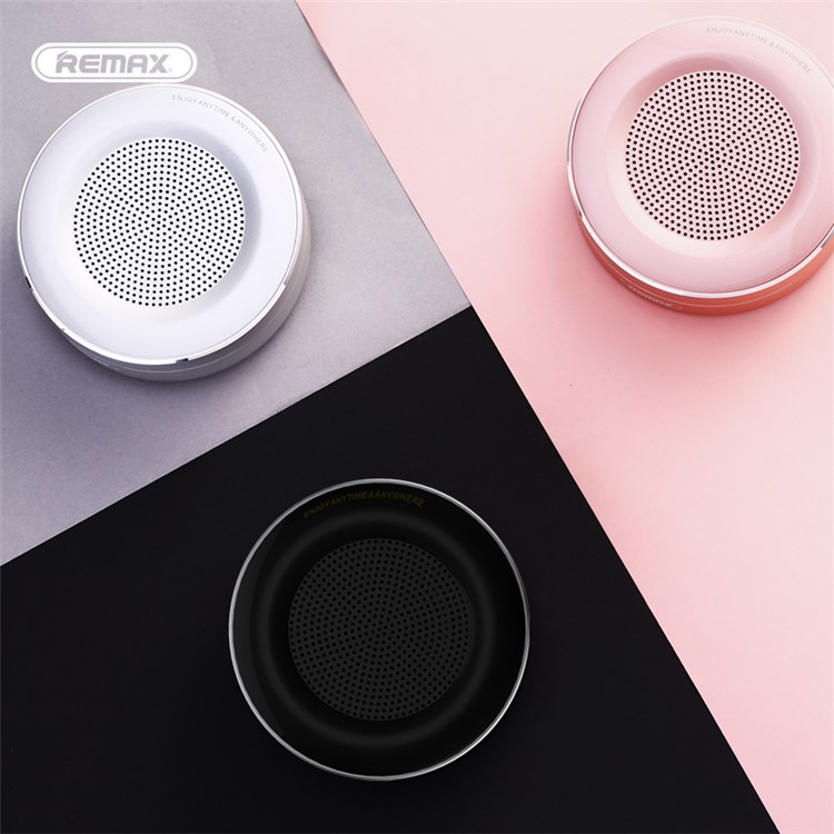 REMAX M13 Mini Wireless Bluetooth Speakers with Microphone Support TF Card/AUX-in - Gold Color-2