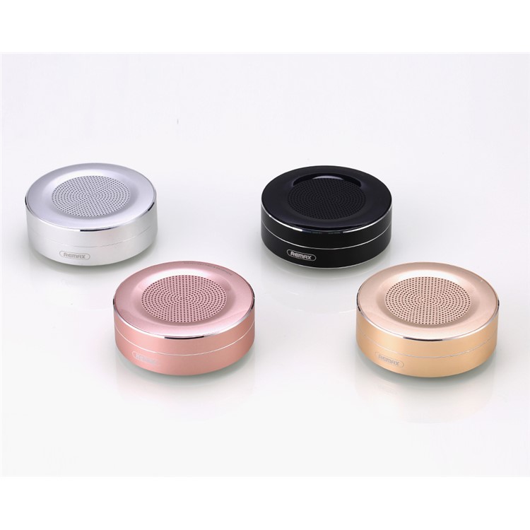 REMAX M13 Mini Wireless Bluetooth Speakers with Microphone Support TF Card/AUX-in - Gold Color-4