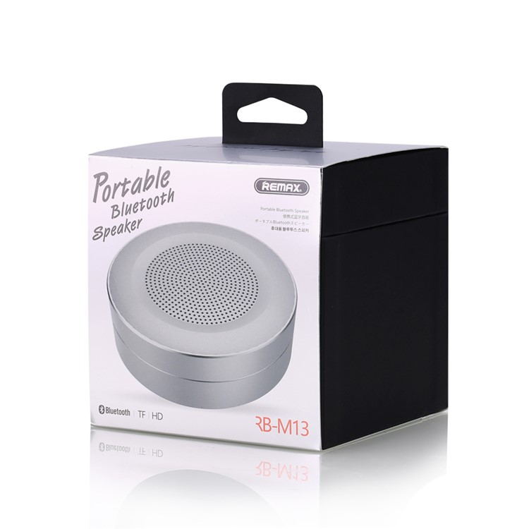 REMAX M13 Mini Wireless Bluetooth Speakers with Microphone Support TF Card/AUX-in - Gold Color-5