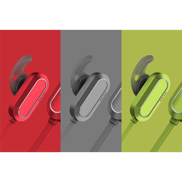 MOOLSUN S01 CVC6.0 Noise-reduction Sports Bluetooth Earphones with Remote Control and Mic for iPhone 7 Plus - Red-20