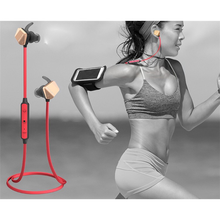 MOOLSUN S02 Magnetic Sports Wireless Bluetooth 4.1 In-ear Bluetooth Earphone - Gold-16