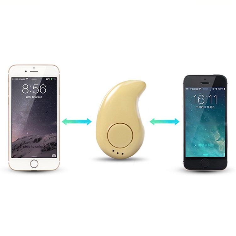 S530 Invisible Single Bluetooth Earphone Stereo CVC6.0 Wireless Headset for iPhone 7, Huawei P10 - Pink-11
