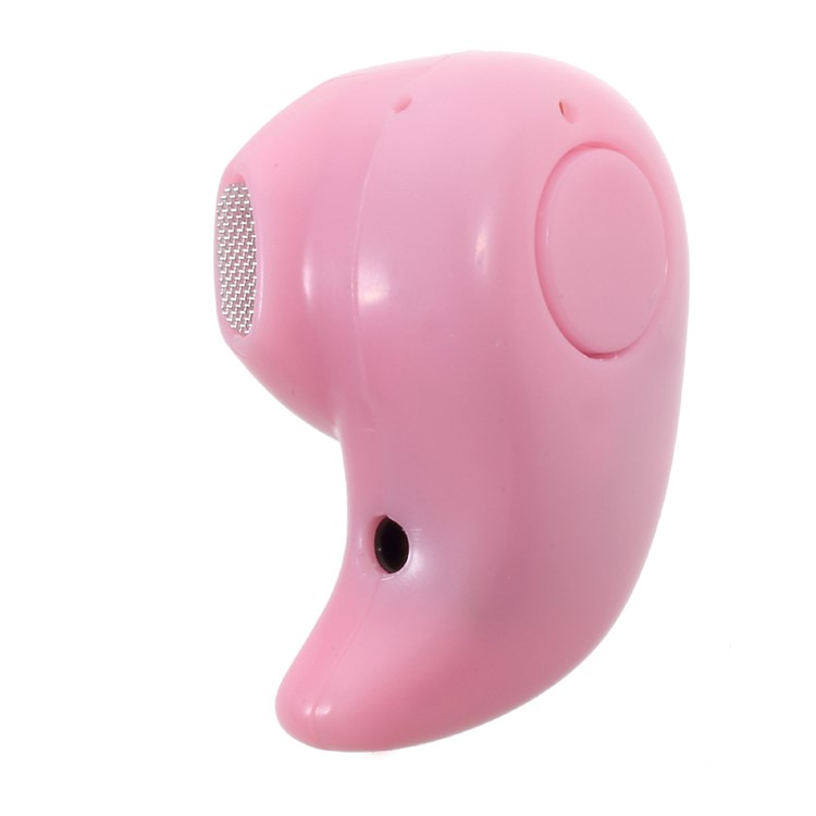 S530 Invisible Single Bluetooth Earphone Stereo CVC6.0 Wireless Headset for iPhone 7, Huawei P10 - Pink-2
