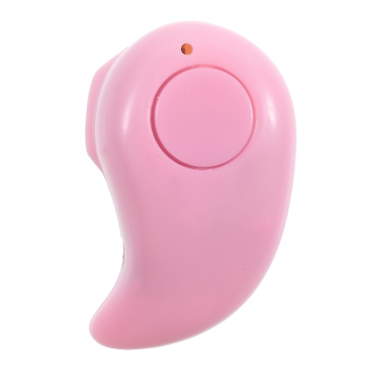 S530 Invisible Single Bluetooth Earphone Stereo CVC6.0 Wireless Headset for iPhone 7, Huawei P10 - Pink-3