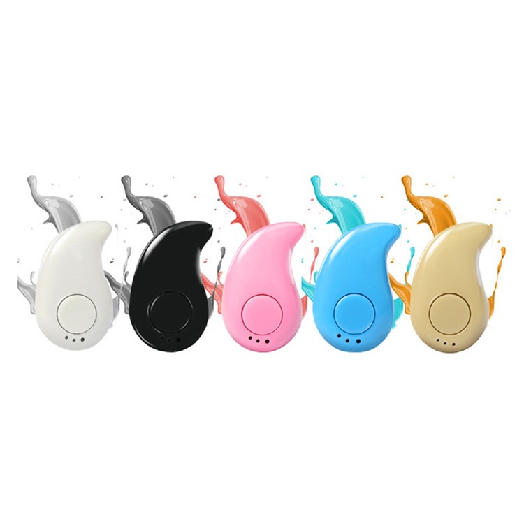 S530 Invisible Single Bluetooth Earphone Stereo CVC6.0 Wireless Headset for iPhone 7, Huawei P10 - Pink-8