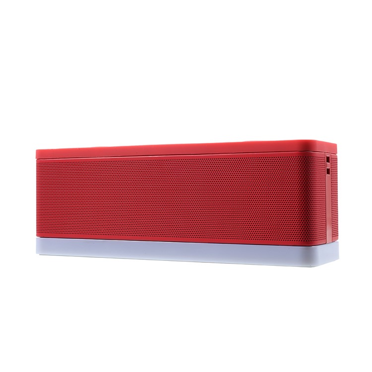 DEXIM DEA059 Soundex Stereo Bluetooth Speaker with Microphone / AUX-in for iPhone Samsung Huawei Etc - Red-3