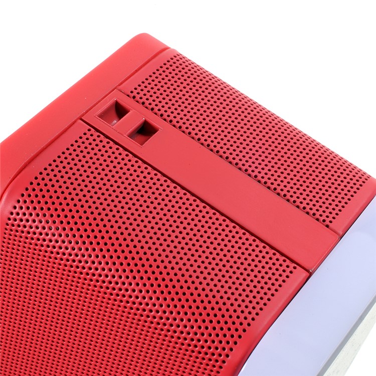 DEXIM DEA059 Soundex Stereo Bluetooth Speaker with Microphone / AUX-in for iPhone Samsung Huawei Etc - Red-8