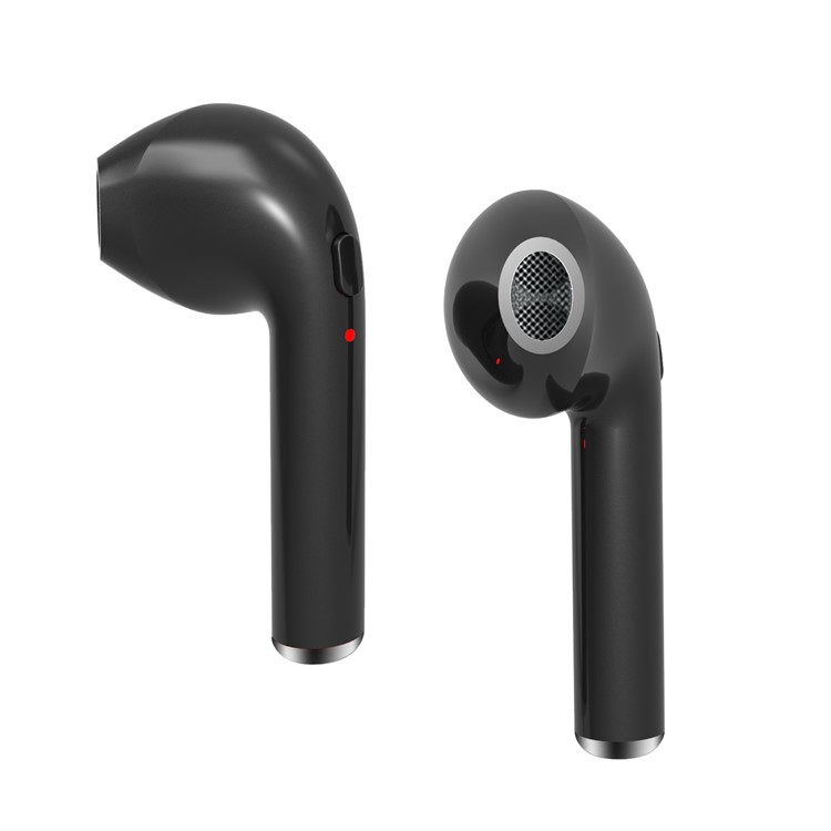 HBQ i7 Mini Single Bluetooth 4.1 Stereo Earpiece with Mic for iPhone, Samsung, Huawei etc. - Black-4
