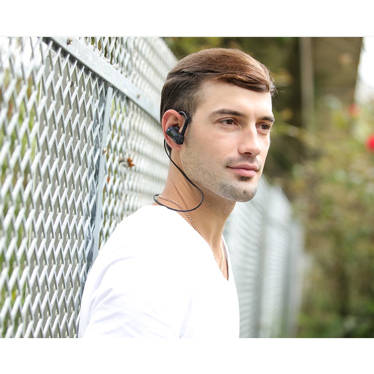 JOYROOM U12 Bluetooth 4.1 In-ear Sport Earphone with Ear Hook for iPhone Samsung Huawei Etc - Black-2