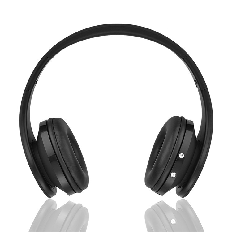 BTH-8252 Foldable Bluetooth Wireless Headphone Over-ear Stereo Headset for iPhone 7, Huawei P10 - Black-2
