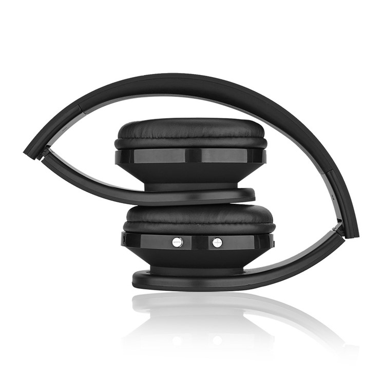 BTH-8252 Foldable Bluetooth Wireless Headphone Over-ear Stereo Headset for iPhone 7, Huawei P10 - Black-5