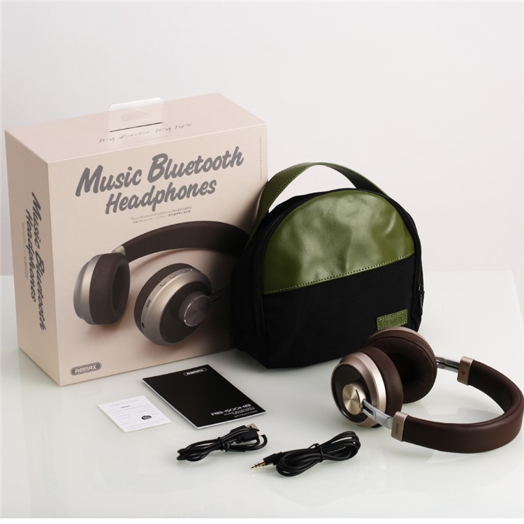 REMAX 500H Bluetooth 4.1 Over-ear Stereo Music Headset(CE/RoHS/FCC) - Black-13