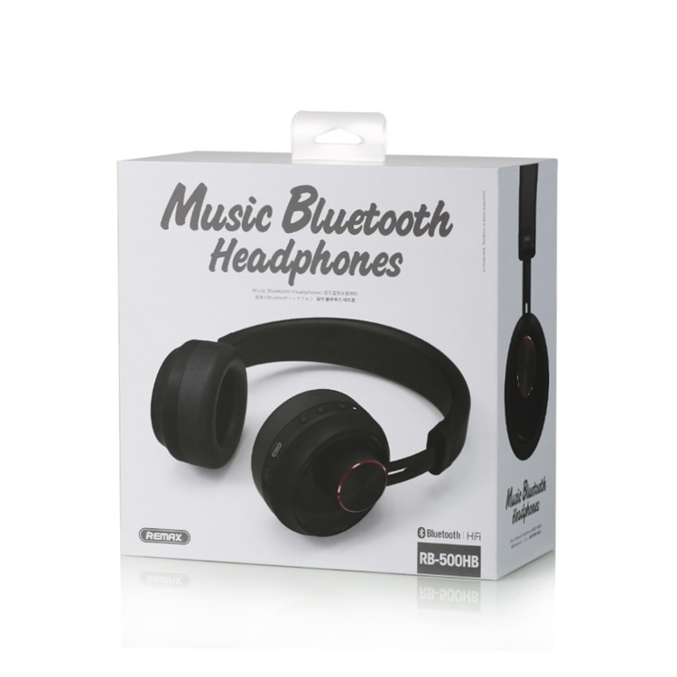 REMAX 500H Bluetooth 4.1 Over-ear Stereo Music Headset(CE/RoHS/FCC) - Black-15