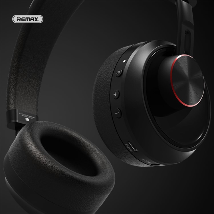 REMAX 500H Bluetooth 4.1 Over-ear Stereo Music Headset(CE/RoHS/FCC) - Black-3