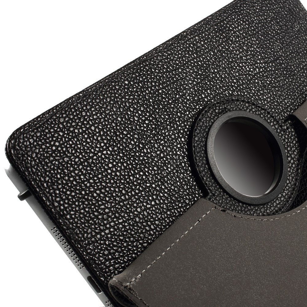 Rotary Stand Leather Case for iPad Samsung Tablet PCs Retractable Size: 8 - 13.5cm(W), 15 - 20.3cm(L) - Black-10
