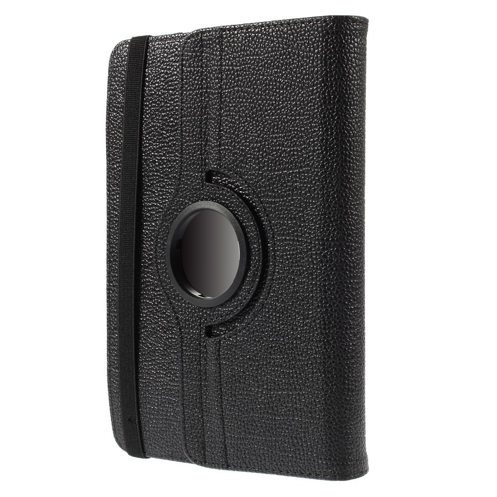 Rotary Stand Leather Case for iPad Samsung Tablet PCs Retractable Size: 8 - 13.5cm(W), 15 - 20.3cm(L) - Black-3
