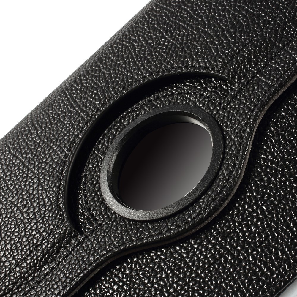 Rotary Stand Leather Case for iPad Samsung Tablet PCs Retractable Size: 8 - 13.5cm(W), 15 - 20.3cm(L) - Black-8