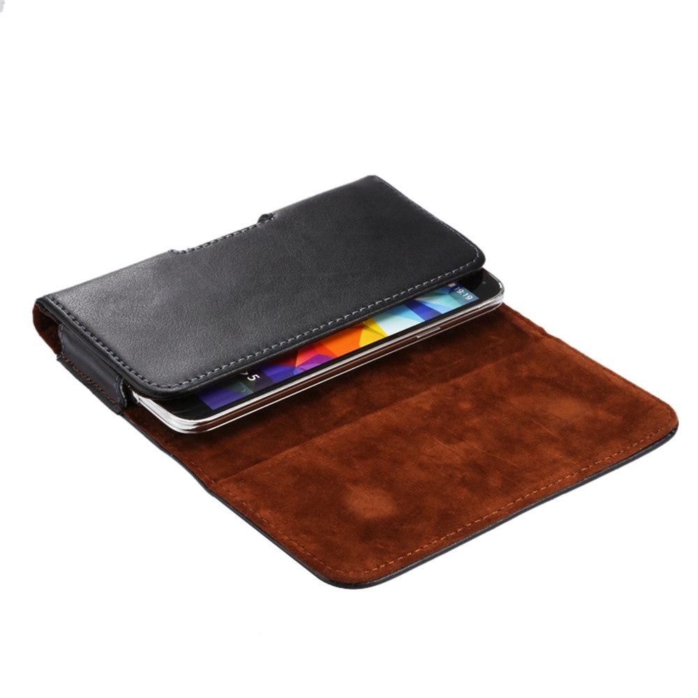 Split Genuine Leather Belt Clip Holster for iPhone 6 Plus / 6s Plus / Samsung Note 4 Mega-4