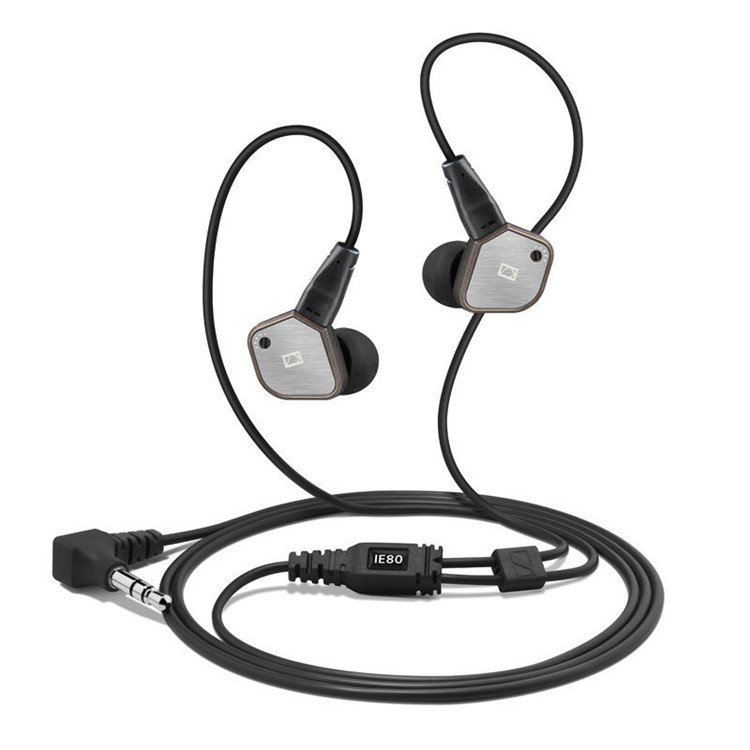 KZ IE80 Dynamic Driver Earphone 3.5mm Wired In-ear Headset for iPhone Samsung - Black-1