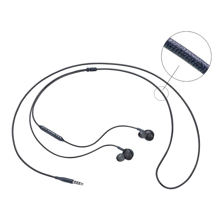 1.2m In-ear Stereo Earphone Wired Headphone with Mic and Remote Control for Samsung Galaxy S8-4