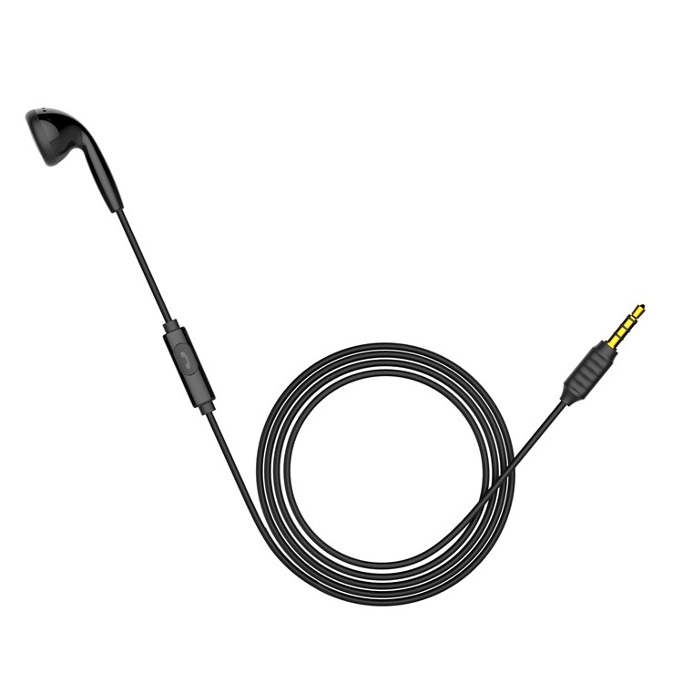 BASEUS Encok H09 1.2m Single In-ear Wired Earphone with Mic - Black-2
