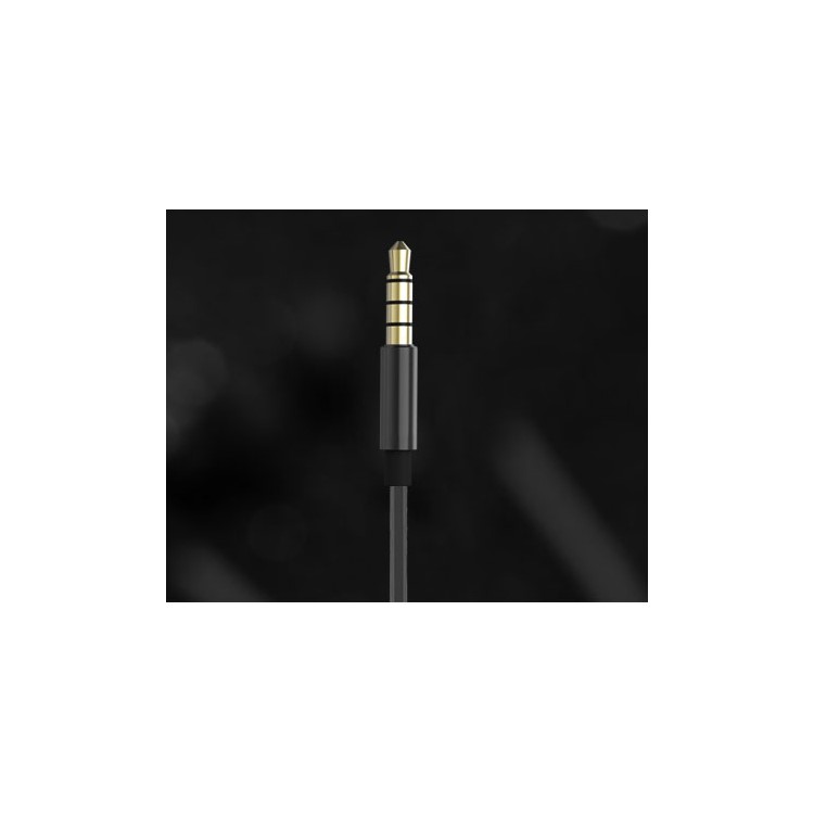 REMAX YK-R4 3.5mm In-ear Earphone with Mic for iPhone Samsung Etc. - Black-2