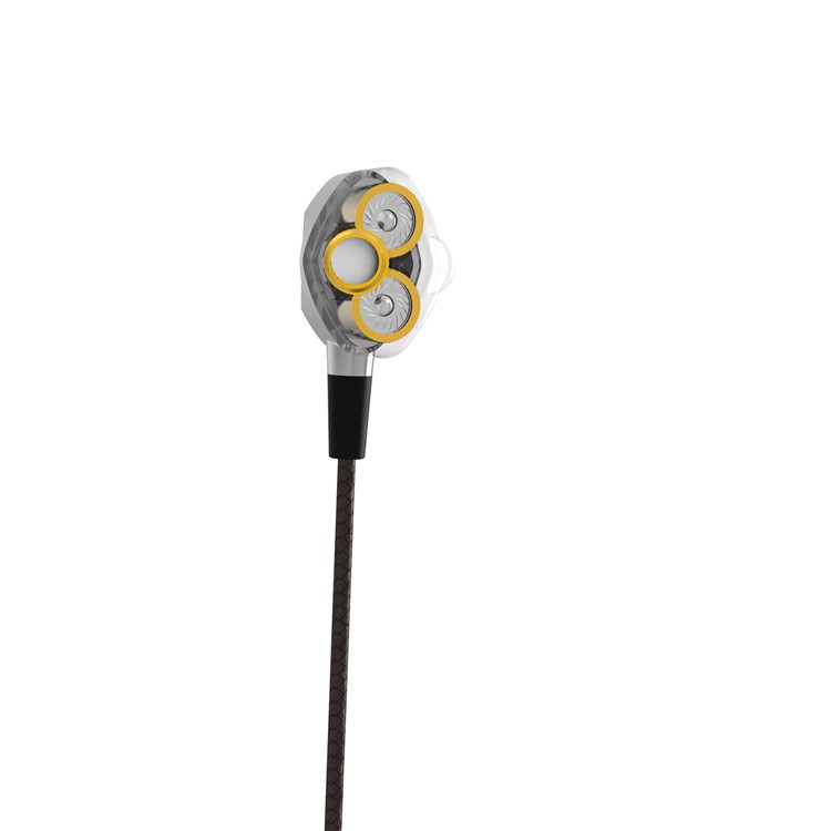 3.5mm Sports Wired In-ear Dual Dynamic Driver HiFi Earphone with Mic-7