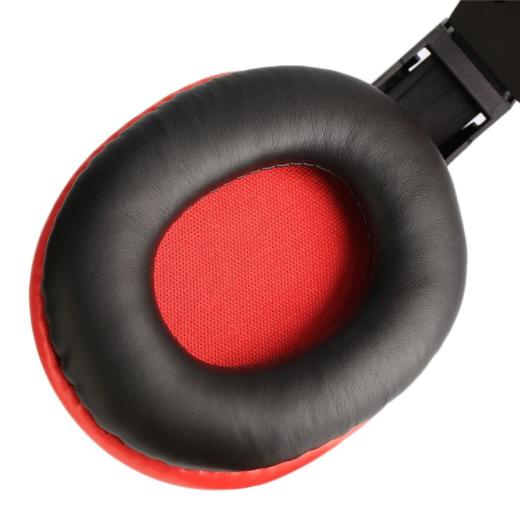 ZC765501 3.5mm Adjustable Gaming Headphones Stereo Noise-canceling Computer Headset - Red-10