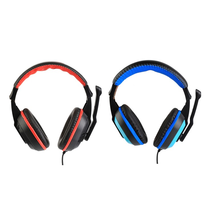 ZC765501 3.5mm Adjustable Gaming Headphones Stereo Noise-canceling Computer Headset - Red-11