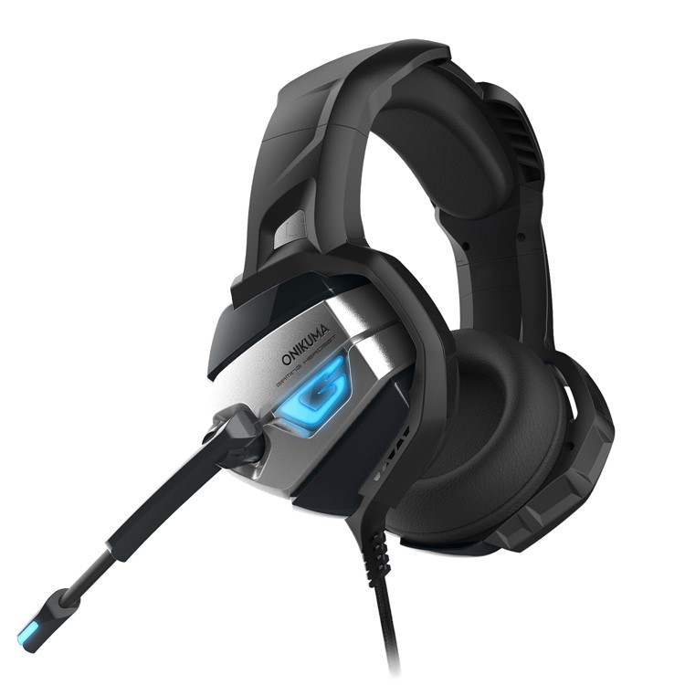 ONIKUMA K5 3,5 Mm Deep Bass Gaming Headset USB LED Kopfhörer Mit Mikrofon Für PS4 / XBOX One / Laptop / Pc - Schwarz-14