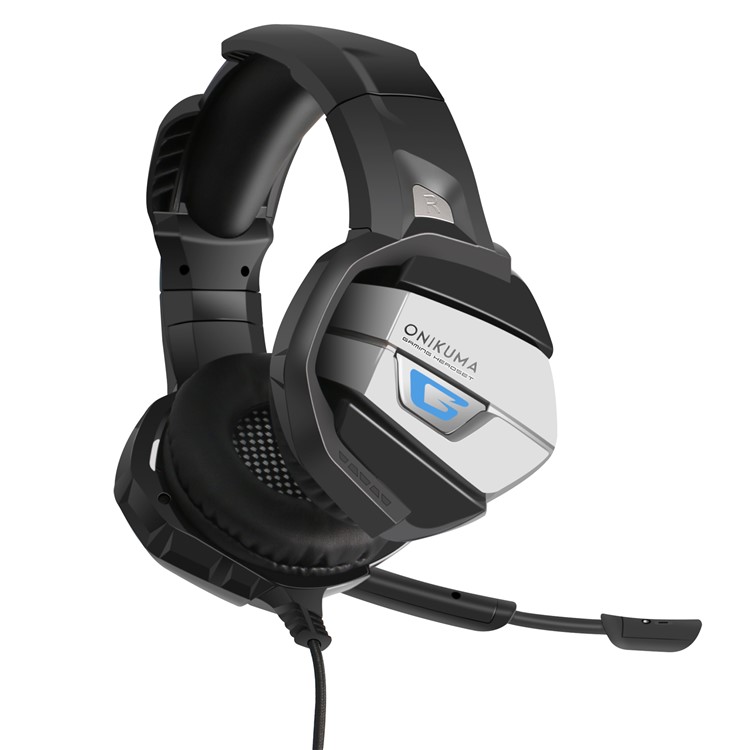 ONIKUMA K5 3,5 Mm Deep Bass Gaming Headset USB LED Kopfhörer Mit Mikrofon Für PS4 / XBOX One / Laptop / Pc - Schwarz-17