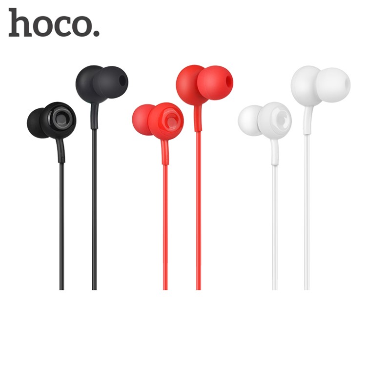 HOCO M24 Leyo Universal 3.5mm Wired In-ear Headphone with Mic for iPhone Samsung - Black-5