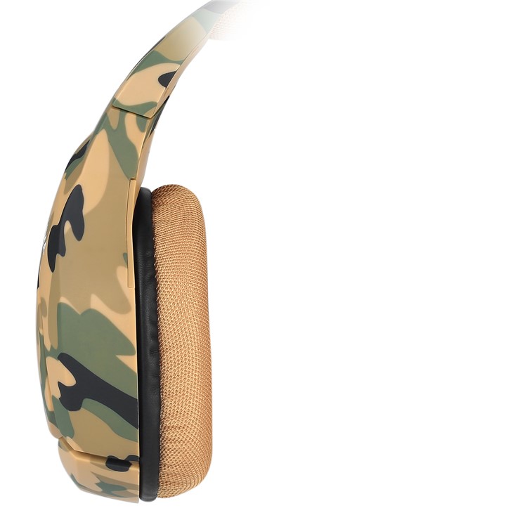 ONIKUMA K1 3,5 Mm Professionelle Gaming-Kopfhörer Über-Ohr-Headset Mit Mikrofon LED-Licht Für PS4 / XBOX One / Laptop / PC - Braun Getarnt-3
