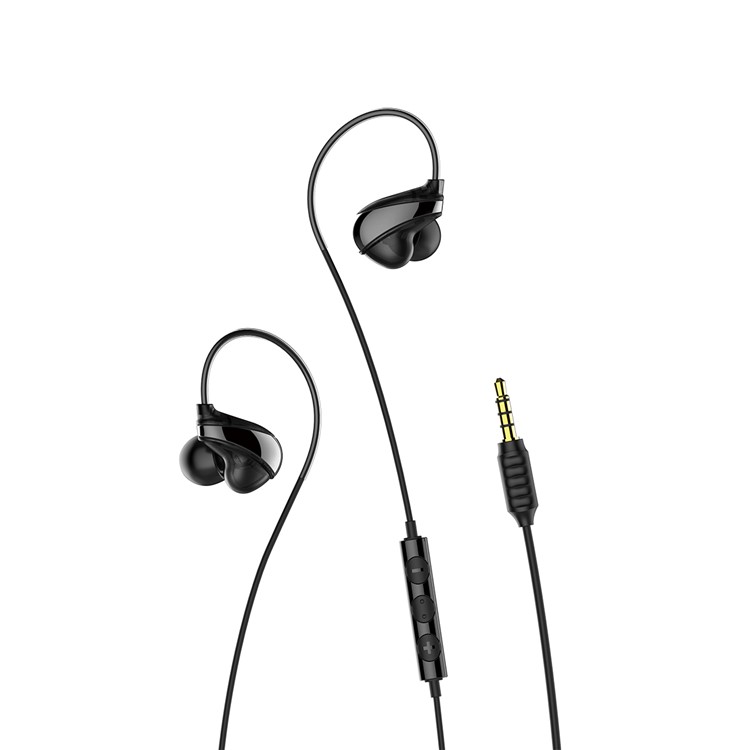 BASEUS Encok H05 Wired Control In-ear Earphone with Mic for Samsung Note 8/S8/S8 Plus - Black-1