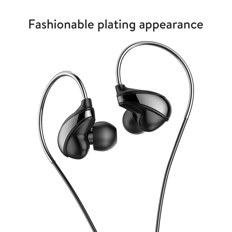 BASEUS Encok H05 Wired Control In-ear Earphone with Mic for Samsung Note 8/S8/S8 Plus - Black-2