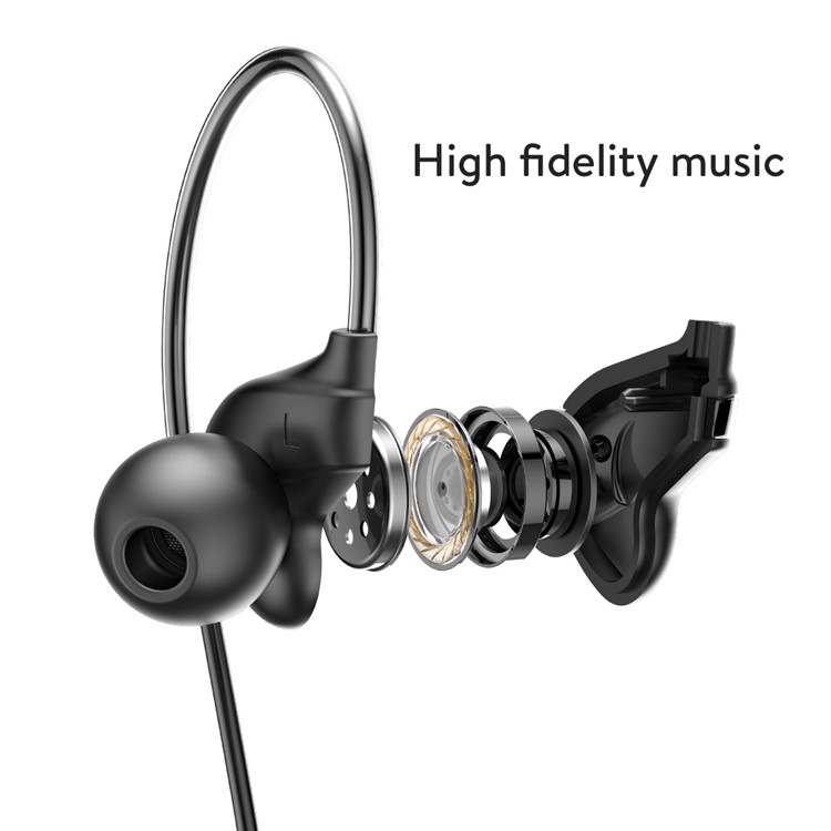 BASEUS Encok H05 Wired Control In-ear Earphone with Mic for Samsung Note 8/S8/S8 Plus - Black-3
