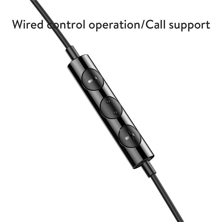 BASEUS Encok H05 Wired Control In-ear Earphone with Mic for Samsung Note 8/S8/S8 Plus - Black-4