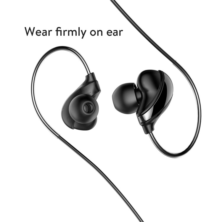 BASEUS Encok H05 Wired Control In-ear Earphone with Mic for Samsung Note 8/S8/S8 Plus - Black-5