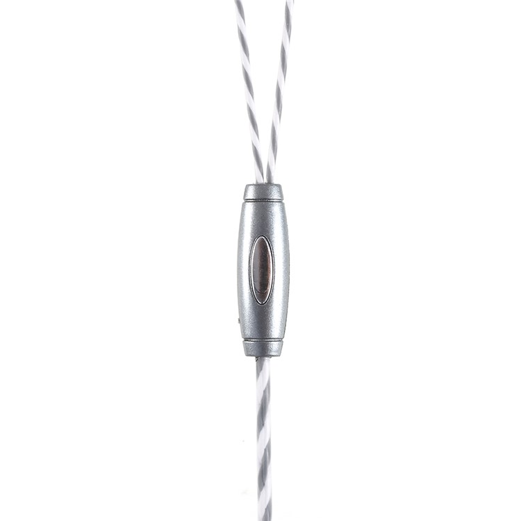 GTX-011 3.5mm In-ear Headset Earphone with Microphone for iPhone Samsung Huawei - Grey-4