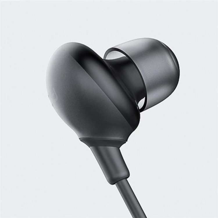 QCY QM05 3.5mm Wired Gaming Music HiFi Bass In-ear Earphones with Microphone for iPhone Samsung - Black-8