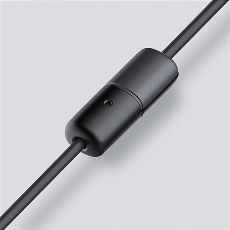 QCY QM05 3.5mm Wired Gaming Music HiFi Bass In-ear Earphones with Microphone for iPhone Samsung - Black-9