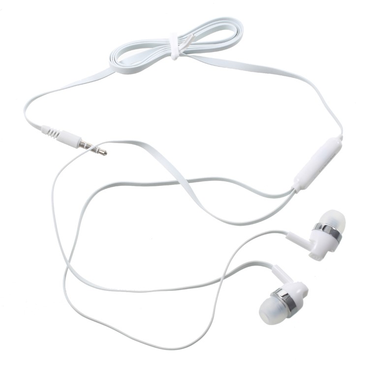 LANGSDOM JD82 3.5mm In-Ear Stereo Super Bass Wired Headphone with Microphone for iPhone Samsung LG - White-5