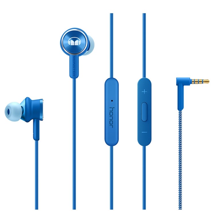 HUAWEI Honor AM17 3.5mm In-Ear Earphone with Microphone - Blue-2