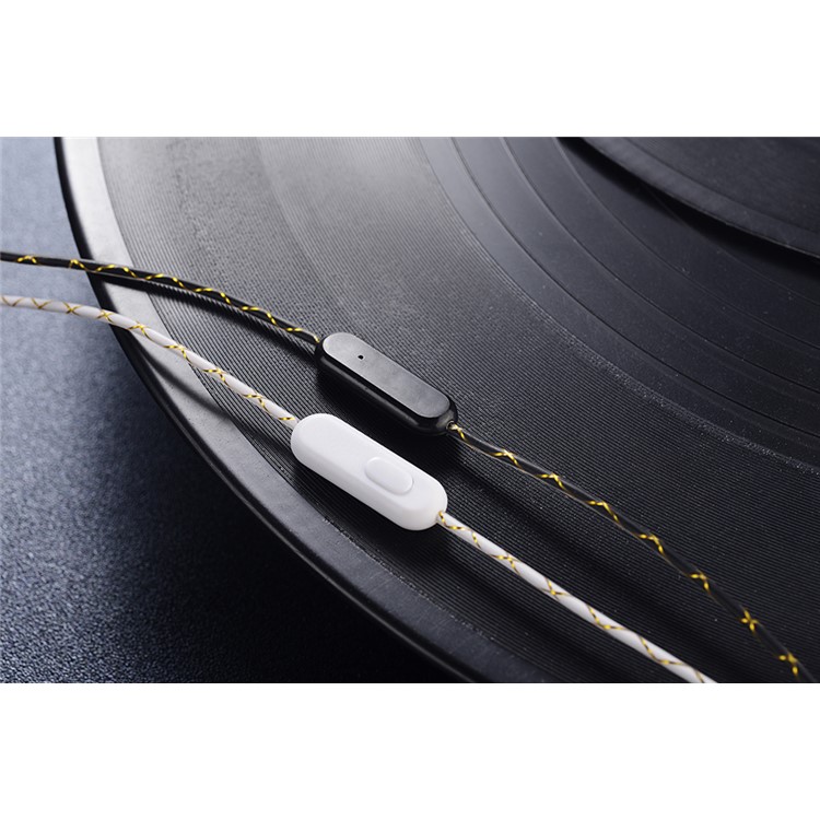 Four-horn 3.5mm In-Ear Double Driver Stereo Wired Headphone with Microphone for iPhone Samsung LG - Black-12