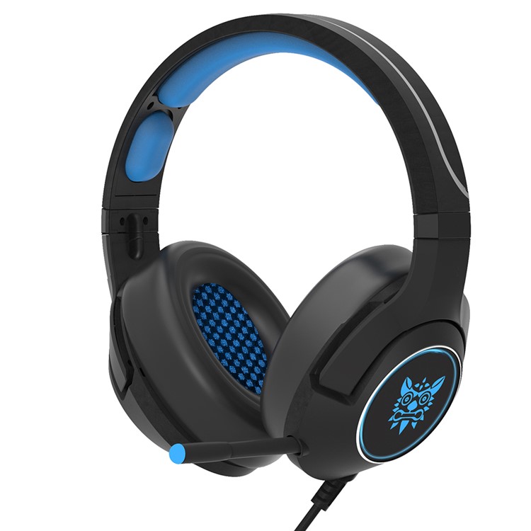 ONIKUMA K9 Over-Ear-Gaming-Kopfhörer Mit Kabel-PC-Stereo-Headset Mit Mikrofon-Lautstärkeregler - Blau-2