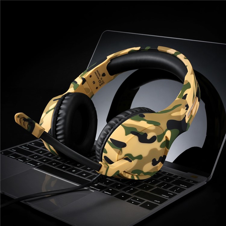 BUTFULLAKE SL-180 Juego De Auriculares De 3,5 Mm Con Micrófono Para Tableta, Computadora Portátil, PS4 XBOX, Etc. - Marrón-10