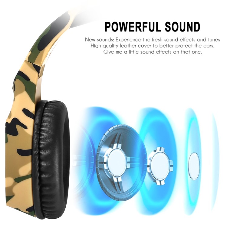 BUTFULLAKE SL-180 Juego De Auriculares De 3,5 Mm Con Micrófono Para Tableta, Computadora Portátil, PS4 XBOX, Etc. - Marrón-5
