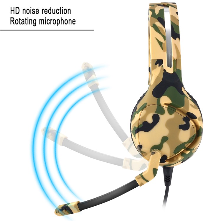 BUTFULLAKE SL-180 Juego De Auriculares De 3,5 Mm Con Micrófono Para Tableta, Computadora Portátil, PS4 XBOX, Etc. - Marrón-6