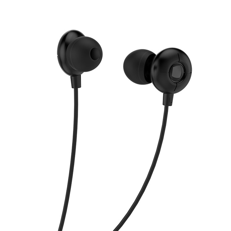 HOCO M49 Starry Sky Universal 3.5mm Wired In-ear Headphone with Mic for iPhone Samsung, etc - Black-2